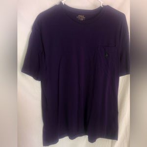 Polo purple shirt large